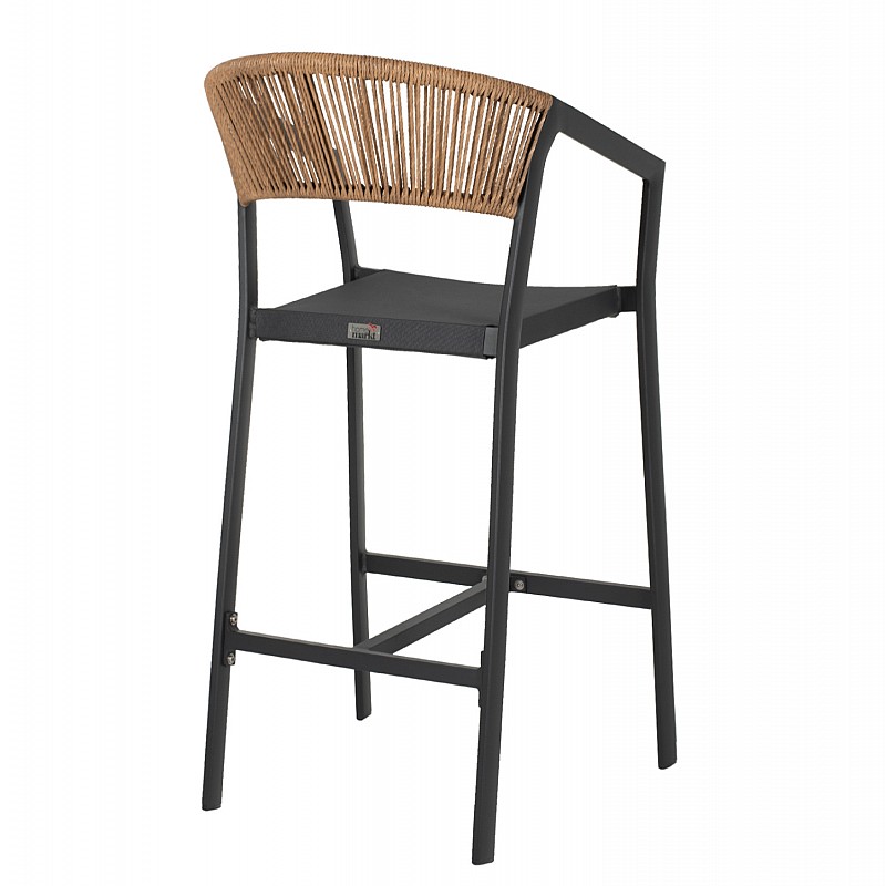 ΣΚΑΜΠΟ ΑΛΟΥΜΙΝΙΟΥ ΜΕ ΜΠΡΑΤΣΑ ΑΝΘΡΑΚΙ PE RATTAN TEXTLINE 56x58x105Y εκ.HM5892.01 ΣΚΑΜΠΟ ΑΛΟΥΜΙΝΙΟΥ ΜΕ ΜΠΡΑΤΣΑ ΑΝΘΡΑΚΙ PE RATTAN TEXTLINE 56x58x105Y εκ.HM5892.01
