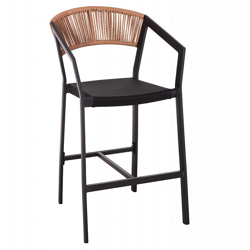 ΣΚΑΜΠΟ ΑΛΟΥΜΙΝΙΟΥ HM5892.15 ΜΕΣΑΙΟΥ ΥΨΟΥΣ RATTAN & TEXTLINE ΜΑΥΡΟ ΜΠΕΖ 55x56,5x99Υ ΣΚΑΜΠΟ ΑΛΟΥΜΙΝΙΟΥ HM5892.15 ΜΕΣΑΙΟΥ ΥΨΟΥΣ RATTAN & TEXTLINE ΜΑΥΡΟ ΜΠΕΖ 55x56,5x99Υ