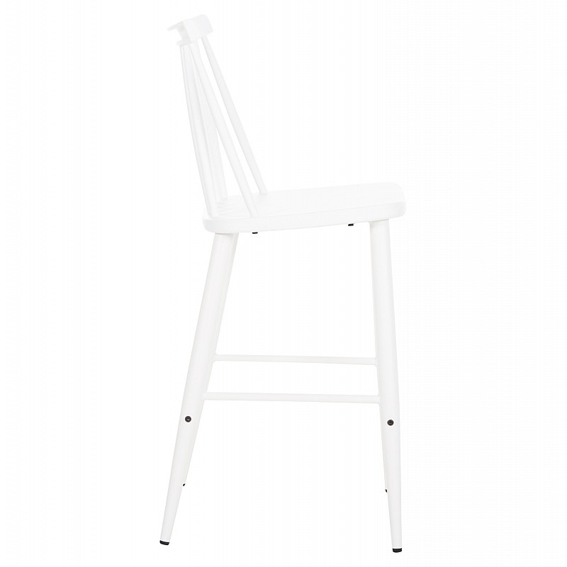 ΣΚΑΜΠΟ ΜΠΑΡ ΜΕΣΑΙΟΥ ΥΨΟΥΣ VANESSA HM9300.11 ΠΟΛΥΠΡΟΠΥΛΕΝΙΟ & ΜΕΤΑΛΛΟ-ΛΕΥΚΟ 45,5x46x97Υεκ