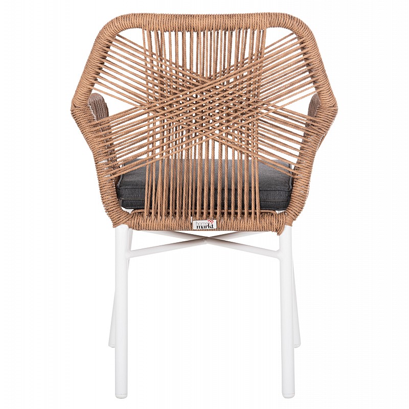 ΠΟΛΥΘΡΟΝΑ TOPIN HM6048.01 ΑΛΟΥΜΙΝΙΟ ΛΕΥΚΟ-P.E. RATTAN ΑΝΟΙΧΤΟ ΚΑΦΕ-ΜΑΞΙΛΑΡΙ ΓΚΡΙ 58x60x83Υ εκ ΠΟΛΥΘΡΟΝΑ TOPIN HM6048.01 ΑΛΟΥΜΙΝΙΟ ΛΕΥΚΟ-P.E. RATTAN ΑΝΟΙΧΤΟ ΚΑΦΕ-ΜΑΞΙΛΑΡΙ ΓΚΡΙ 58x60x83Υ εκ