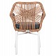 ΠΟΛΥΘΡΟΝΑ TOPIN HM6048.01 ΑΛΟΥΜΙΝΙΟ ΛΕΥΚΟ-P.E. RATTAN ΑΝΟΙΧΤΟ ΚΑΦΕ-ΜΑΞΙΛΑΡΙ ΓΚΡΙ 58x60x83Υ εκ ΠΟΛΥΘΡΟΝΑ TOPIN HM6048.01 ΑΛΟΥΜΙΝΙΟ ΛΕΥΚΟ-P.E. RATTAN ΑΝΟΙΧΤΟ ΚΑΦΕ-ΜΑΞΙΛΑΡΙ ΓΚΡΙ 58x60x83Υ εκ