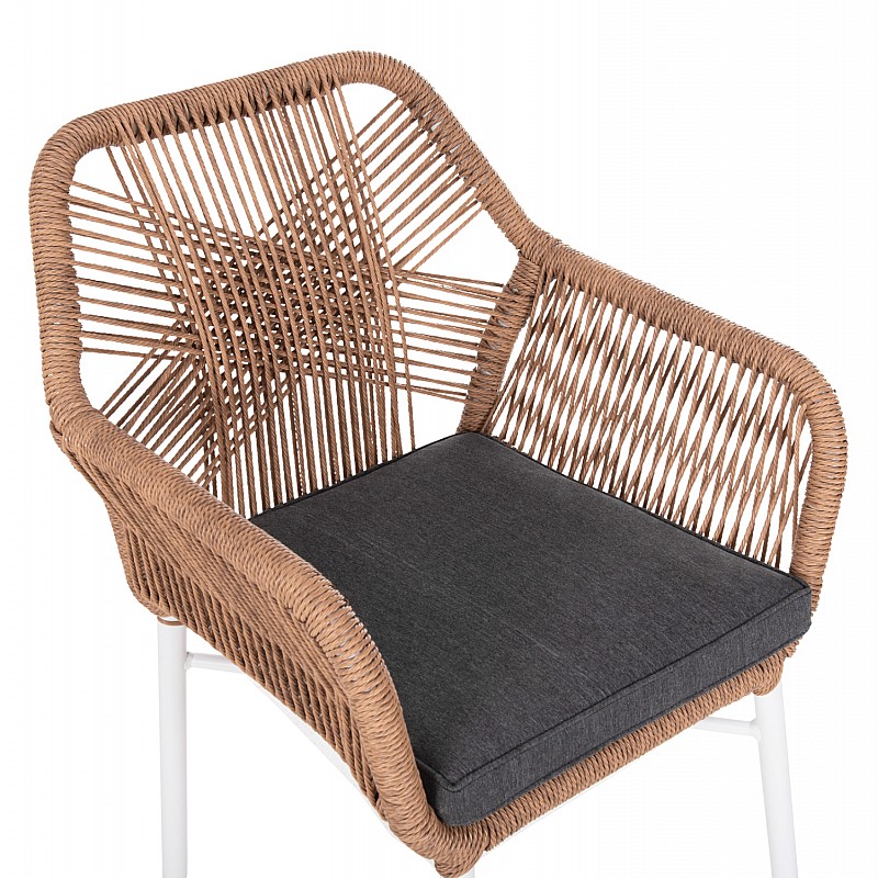 ΠΟΛΥΘΡΟΝΑ TOPIN HM6048.01 ΑΛΟΥΜΙΝΙΟ ΛΕΥΚΟ-P.E. RATTAN ΑΝΟΙΧΤΟ ΚΑΦΕ-ΜΑΞΙΛΑΡΙ ΓΚΡΙ 58x60x83Υ εκ ΠΟΛΥΘΡΟΝΑ TOPIN HM6048.01 ΑΛΟΥΜΙΝΙΟ ΛΕΥΚΟ-P.E. RATTAN ΑΝΟΙΧΤΟ ΚΑΦΕ-ΜΑΞΙΛΑΡΙ ΓΚΡΙ 58x60x83Υ εκ