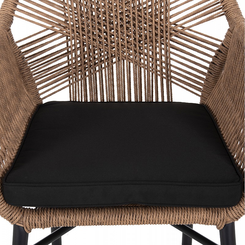 ΠΟΛΥΘΡΟΝΑ TOPIN HM6048.02 ΑΛΟΥΜΙΝΙΟ ΜΑΥΡΟ-P.E. RATTAN ΜΠΕΖ-ΜΑΞΙΛΑΡΙ ΜΑΥΡΟ 57x65x84Υ εκ ΠΟΛΥΘΡΟΝΑ TOPIN HM6048.02 ΑΛΟΥΜΙΝΙΟ ΜΑΥΡΟ-P.E. RATTAN ΜΠΕΖ-ΜΑΞΙΛΑΡΙ ΜΑΥΡΟ 57x65x84Υ εκ