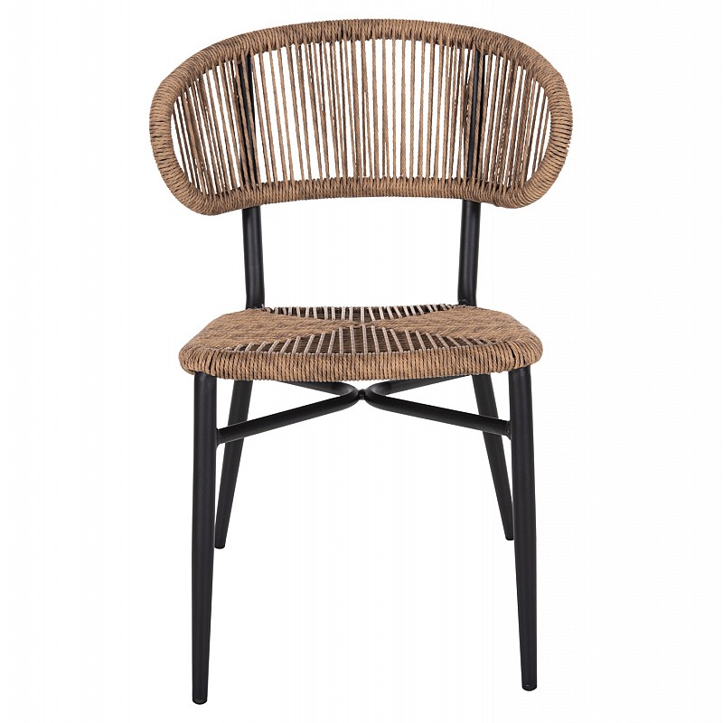 ΚΑΡΕΚΛΑ ΕΞ.ΧΩΡΟΥ EULO HM6049.02 ΑΛΟΥΜΙΝΙΟ ΣΕ ΜΑΥΡΟ -ΣΥΝΘΕΤΙΚΟ RATTAN