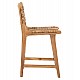 ΣΚΑΜΠΟ ΜΠΑΡ WALTER HM9842 ΞΥΛO TEAK ΣΕ ΦΥΣΙΚΟ-ΨΑΘΑ 46x55x96Υεκ.