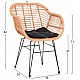 ΠΟΛΥΘΡΟΝΑ ΜΕ ΜΑΞΙΛΑΡΙ ΜΕΤΑΛΛΙΚΗ ALLEGRA HM5450.31 ΜΕ WICKER ΜΠΕΖ 58x59x82Υ ΠΟΛΥΘΡΟΝΑ ΜΕ ΜΑΞΙΛΑΡΙ ΜΕΤΑΛΛΙΚΗ ALLEGRA HM5450.31 ΜΕ WICKER ΜΠΕΖ 58x59x82Υ