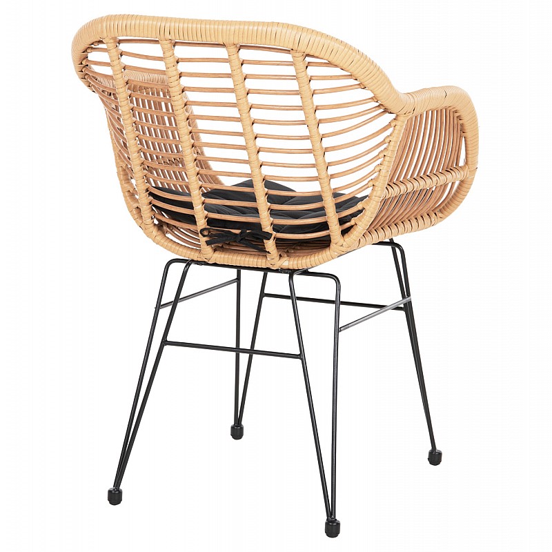 ΠΟΛΥΘΡΟΝΑ ΜΕ ΜΑΞΙΛΑΡΙ ΜΕΤΑΛΛΙΚΗ ALLEGRA HM5450.31 ΜΕ WICKER ΜΠΕΖ 58x59x82Υ ΠΟΛΥΘΡΟΝΑ ΜΕ ΜΑΞΙΛΑΡΙ ΜΕΤΑΛΛΙΚΗ ALLEGRA HM5450.31 ΜΕ WICKER ΜΠΕΖ 58x59x82Υ