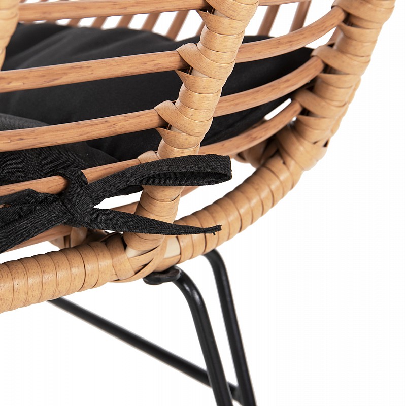 ΠΟΛΥΘΡΟΝΑ ΜΕ ΜΑΞΙΛΑΡΙ ΜΕΤΑΛΛΙΚΗ ALLEGRA HM5450.31 ΜΕ WICKER ΜΠΕΖ 58x59x82Υ ΠΟΛΥΘΡΟΝΑ ΜΕ ΜΑΞΙΛΑΡΙ ΜΕΤΑΛΛΙΚΗ ALLEGRA HM5450.31 ΜΕ WICKER ΜΠΕΖ 58x59x82Υ