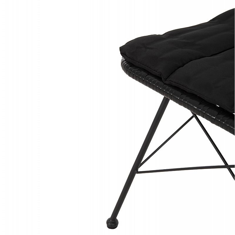 ΚΑΡΕΚΛΑ ΕΞ.ΧΩΡΟΥ ALLEGRA HM5453.12 ΜΕΤΑΛΛΟ-ΜΑΞΙΛΑΡΙ-WICKER ΜΑΥΡΟ 52x52x83,5Yεκ. ΚΑΡΕΚΛΑ ΕΞ.ΧΩΡΟΥ ALLEGRA HM5453.12 ΜΕΤΑΛΛΟ-ΜΑΞΙΛΑΡΙ-WICKER ΜΑΥΡΟ 52x52x83,5Yεκ.