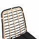 ΚΑΡΕΚΛΑ ΜΕΤΑΛΛΙΚΗ ALLEGRA HM5691.11 WICKER ΜΠΕΖ-ΜΑΥΡΟ 51x54x84Υεκ.