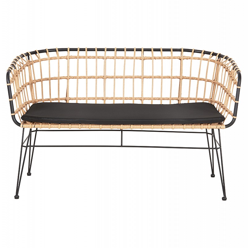 ΠΑΓΚΑΚΙ ΔΙΘΕΣΙΟ ALLEGRA HM5692.11 P.E.RATTAN ΜΠΕΖ-ΜΑΥΡΟΣ ΜΕΤΑΛ.ΣΚΕΛΕΤΟΣ 125x60x77Υεκ ΠΑΓΚΑΚΙ ΔΙΘΕΣΙΟ ALLEGRA HM5692.11 P.E.RATTAN ΜΠΕΖ-ΜΑΥΡΟΣ ΜΕΤΑΛ.ΣΚΕΛΕΤΟΣ 125x60x77Υεκ