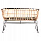 ΠΑΓΚΑΚΙ ΔΙΘΕΣΙΟ ALLEGRA HM5692.11 P.E.RATTAN ΜΠΕΖ-ΜΑΥΡΟΣ ΜΕΤΑΛ.ΣΚΕΛΕΤΟΣ 125x60x77Υεκ ΠΑΓΚΑΚΙ ΔΙΘΕΣΙΟ ALLEGRA HM5692.11 P.E.RATTAN ΜΠΕΖ-ΜΑΥΡΟΣ ΜΕΤΑΛ.ΣΚΕΛΕΤΟΣ 125x60x77Υεκ
