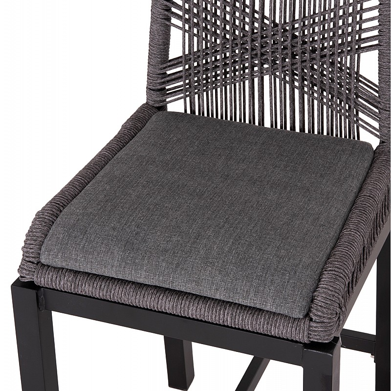 ΣΚΑΜΠΟ ΜΠΑΡ ΜΕΣ.ΥΨΟΥΣ HOWARD HM5791.23 ΜΑΥΡΟ ΑΛΟΥΜΙΝΙΟ--ΓΚΡΙ ΣΧΟΙΝΙ 47,5x55x94,5Υεκ.