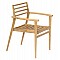 ΠΟΛΥΘΡΟΝΑ MOOSEN HM9936 ΜΑΣΙΦ ΞΥΛΟ TEAK ΣΕ ΦΥΣΙΚΟ 59x60x78,5Υ