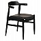 ΠΟΛΥΘΡΟΝΑ ΤΡΑΠΕΖΑΡΙΑΣ CERSEI HM9946.02 RUBBERWOOD & PU ΣΕ ΜΑΥΡΟ 57x54x74Υεκ