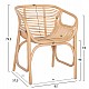 ΠΟΛΥΘΡΟΝΑ MEL ΕΣΩΤ. ΧΩΡΩΝ HM9954.01 ΦΥΣΙΚΟ RATTAN 62x57,5x79,5Υεκ.