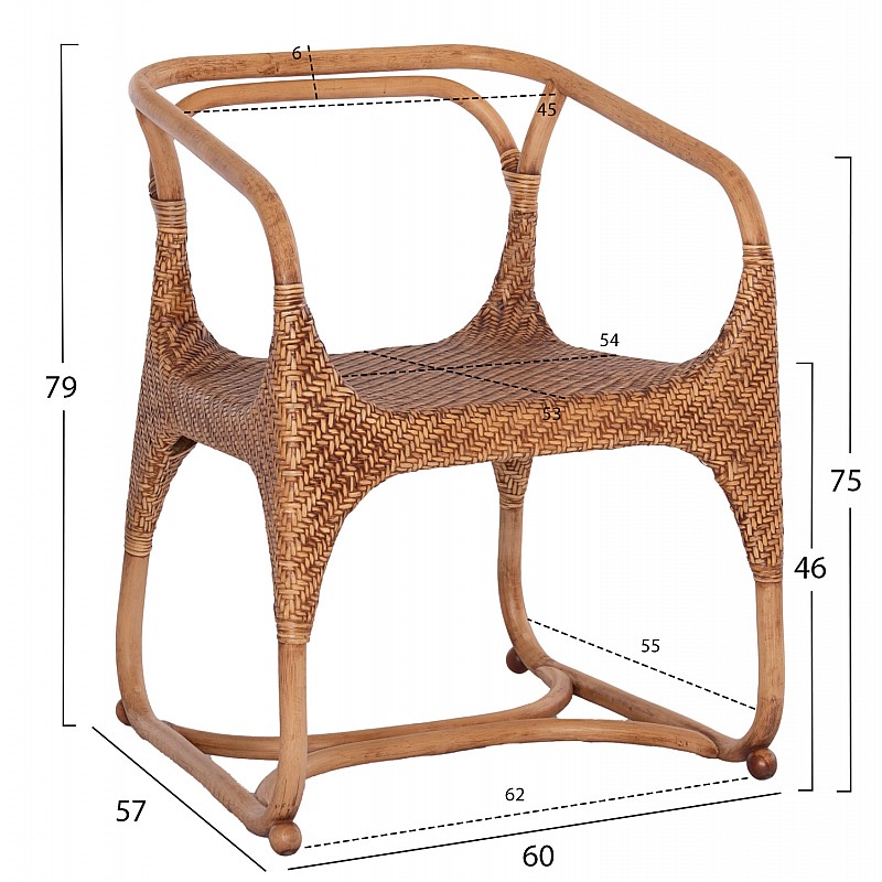 ΠΟΛΥΘΡΟΝΑ RELIK ΕΣΩΤ. ΧΩΡΩΝ HM9955.02 ΦΥΣΙΚΟ RATTAN-ΚΑΡΥΔΙ ΧΡΩΜΑ 60x57x79Υεκ. ΠΟΛΥΘΡΟΝΑ RELIK ΕΣΩΤ. ΧΩΡΩΝ HM9955.02 ΦΥΣΙΚΟ RATTAN-ΚΑΡΥΔΙ ΧΡΩΜΑ 60x57x79Υεκ.