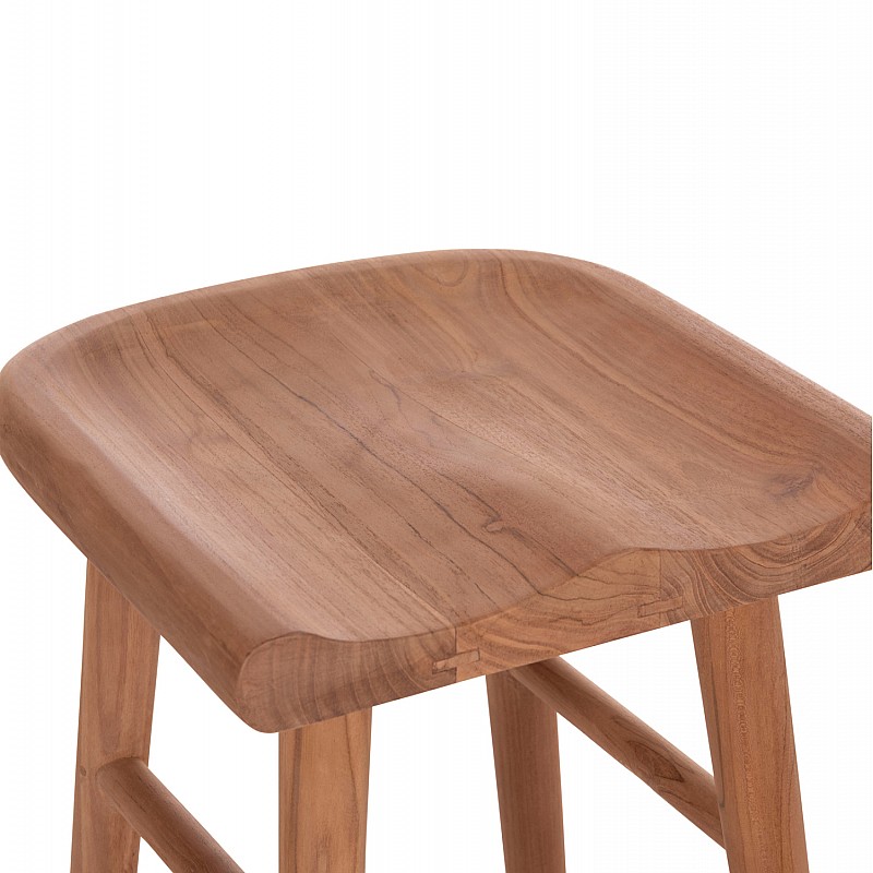 ΣΚΑΜΠΟ ΜΠΑΡ BOLMAR HM18108 ΞΥΛΟ ΤΕΑΚ ΣΕ ΦΥΣΙΚΟ 40.5x44x74Υεκ.