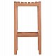 ΣΚΑΜΠΟ ΜΠΑΡ NIKOL HM18109 ΞΥΛΟ ΤΕΑΚ ΣΕ ΦΥΣΙΚΟ 40x40x77Υεκ.