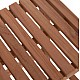ΣΚΑΜΠΟ ΜΠΑΡ NIKOL HM18109 ΞΥΛΟ ΤΕΑΚ ΣΕ ΦΥΣΙΚΟ 40x40x77Υεκ.