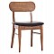 KΑΡΕΚΛΑ ΤΡΑΠΕΖΑΡΙΑΣ SEKOR HM9945.03 ΚΑΡΥΔΙ RUBBERWOOD-ΜΑΥΡΟ PU 51x48x79Υεκ