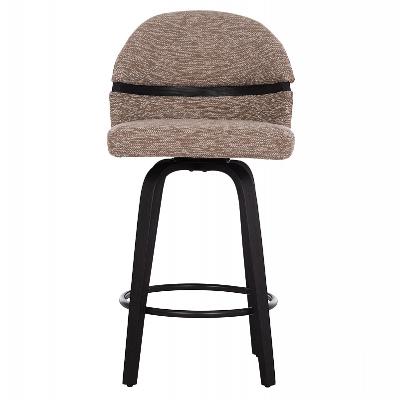 ΣΚΑΜΠΟ ΜΠΑΡ ΠΕΡΙΣΤΡΕΦΟΜΕΝΟ DEKKER HM18250.02 PLYWOOD ΜΑΥΡΟ--ΥΦΑΣΜΑ ΚΑΦΕ 48x54x96Υεκ.