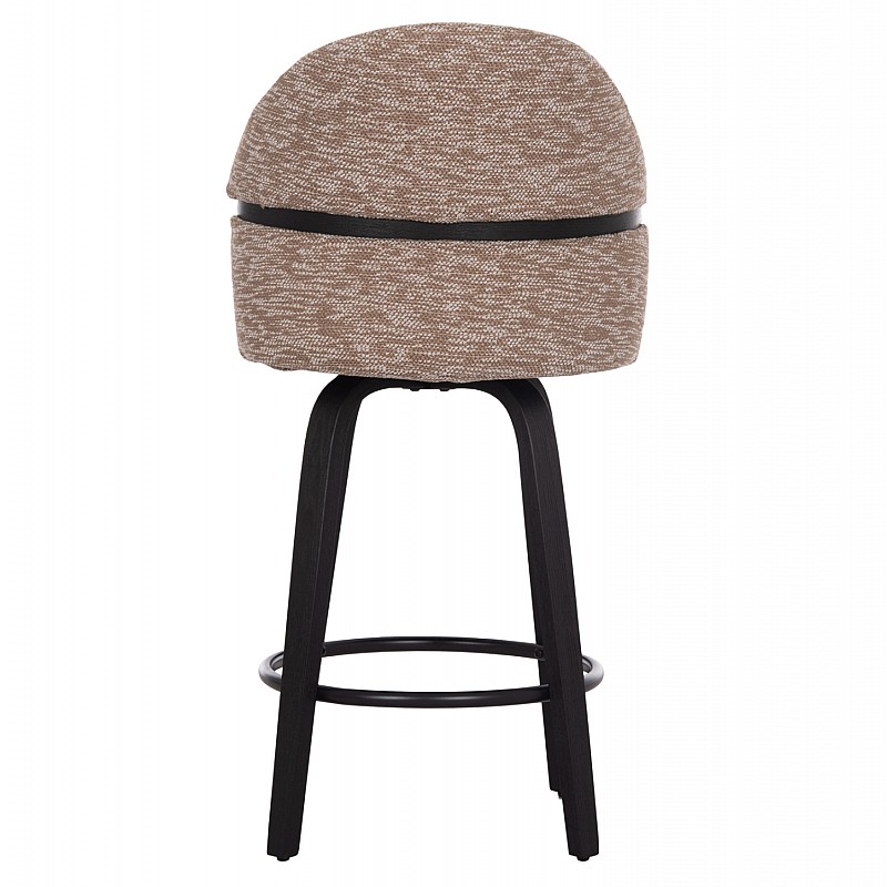 ΣΚΑΜΠΟ ΜΠΑΡ ΠΕΡΙΣΤΡΕΦΟΜΕΝΟ DEKKER HM18250.02 PLYWOOD ΜΑΥΡΟ--ΥΦΑΣΜΑ ΚΑΦΕ 48x54x96Υεκ.