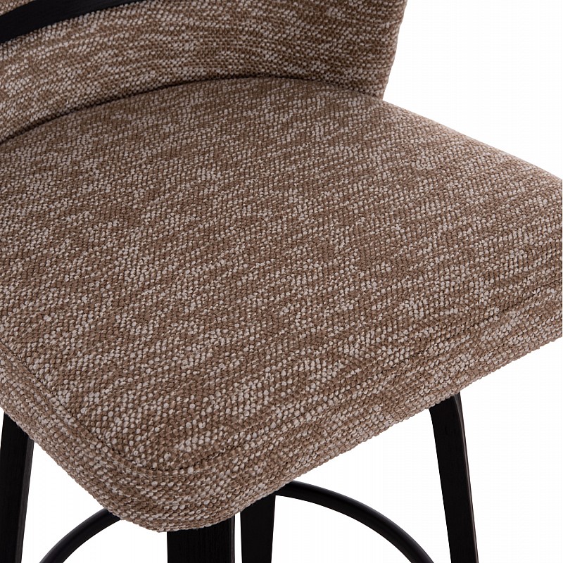 ΣΚΑΜΠΟ ΜΠΑΡ ΠΕΡΙΣΤΡΕΦΟΜΕΝΟ DEKKER HM18250.02 PLYWOOD ΜΑΥΡΟ--ΥΦΑΣΜΑ ΚΑΦΕ 48x54x96Υεκ.