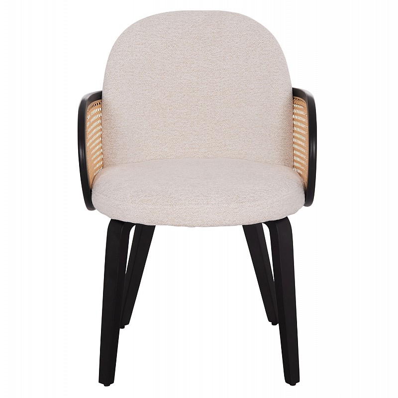 ΠΟΛΥΘΡΟΝΑ ΤΡΑΠΕΖΑΡΙΑΣ BECKER HM18246.02 PLYWOOD ΜΑΥΡΟ--ΕΚΡΟΥ ΥΦΑΣΜΑ 54x62x79Υεκ.