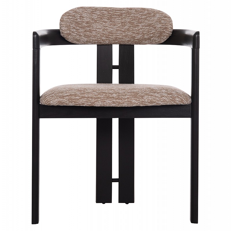 ΠΟΛΥΘΡΟΝΑ ΤΡΑΠΕΖΑΡΙΑΣ KALL HM18247.02 ΚΑΦΕ ΥΦΑΣΜΑ--PLYWOOD ΣΕ ΜΑΥΡΟ 56x45x73Υεκ