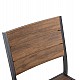 ΚΑΡΕΚΛΑ ΑΛΟΥΜΙΝΙΟΥ SAGA HM6063.02 ΣΚΟΥΡΟ ΓΚΡΙ ΜΕ POLYWOOD 46x52x86Υεκ.