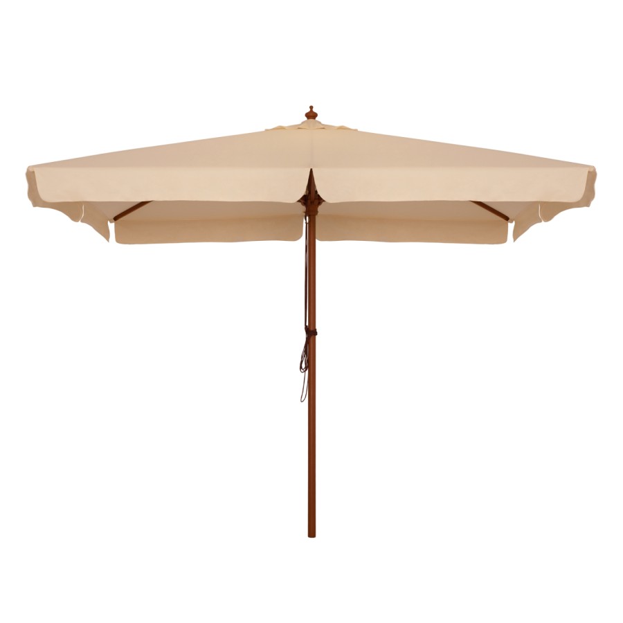 ΟΜΠΡΕΛΑ ΕΠΑΓΓΕΛΜΑΤΙΚΗ WALLER 3,00X3,00X2,50Y ΜΕ ΞΥΛΙΝΟ ΣΚΕΛΕΤΟ HM6022 ΜΠΕΖ