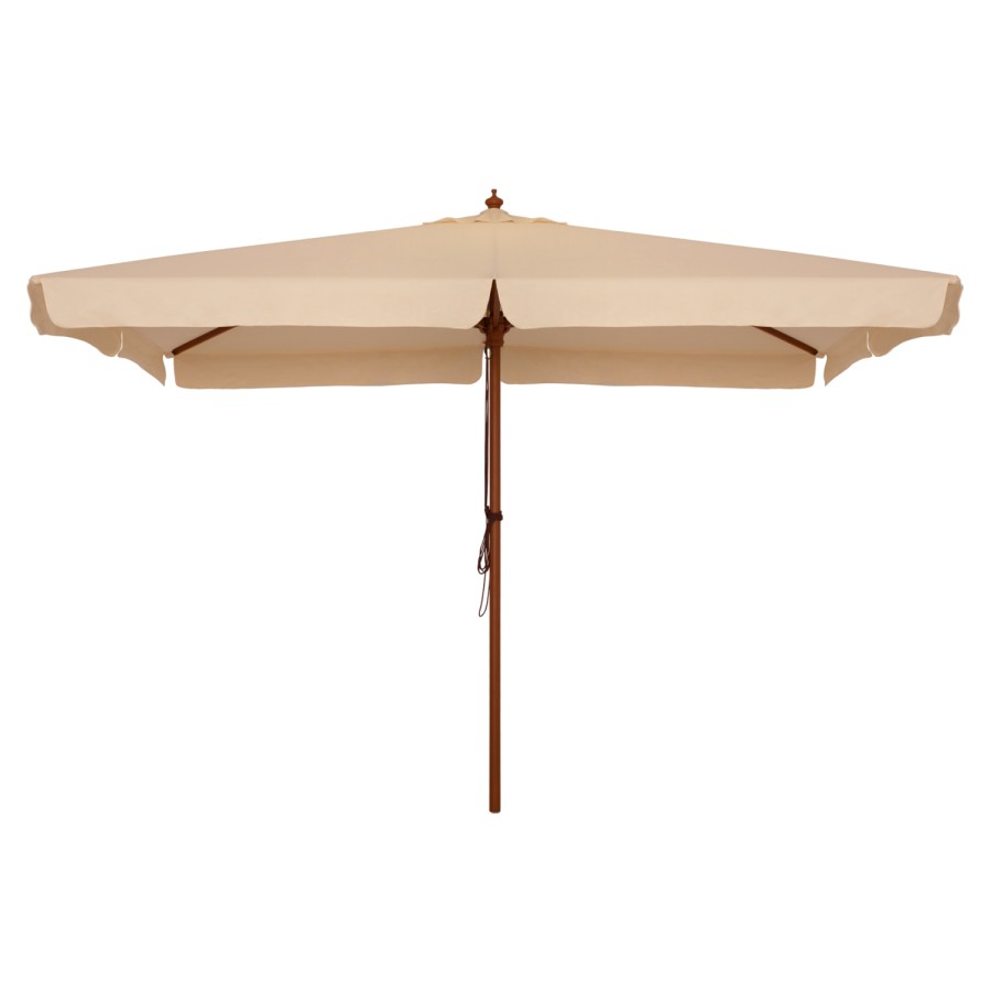 ΟΜΠΡΕΛΑ ΕΠΑΓΓΕΛΜΑΤΙΚΗ WALLER 4,00X4,00X3,00Y ΜΕ ΞΥΛΙΝΟ ΣΚΕΛΕΤΟ HM6023 ΜΠΕΖ