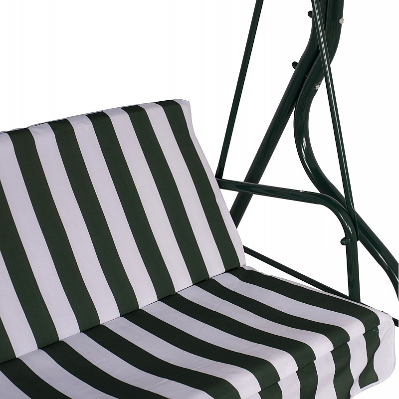 ΚΟΥΝΙΑ 3ΘΕΣΙΑ WAIOLA HM5542 ΠΡΑΣΙΝΟ ΛΕΥΚΟ ΡΙΓΕ NAPOLI 167x110x175 cm ΚΟΥΝΙΑ 3ΘΕΣΙΑ WAIOLA HM5542 ΠΡΑΣΙΝΟ ΛΕΥΚΟ ΡΙΓΕ NAPOLI 167x110x175 cm