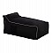 ΠΟΥΦ ZAFER HM5772.12 ΜΕ TEXTILINE ΜΑΥΡΟ ΚΑΙ ΛΕΥΚΟ ΡΕΛΙ 88x128x40-60Υ εκ.