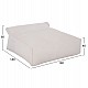 ΠΟΥΦ YAMIN 2ΑΤΟΜΩΝ ΜΕ TEXTILENE 600gr/m2 2X1 ΛΕΥΚΟ HM5773.11 140x140x40-60Υεκ.