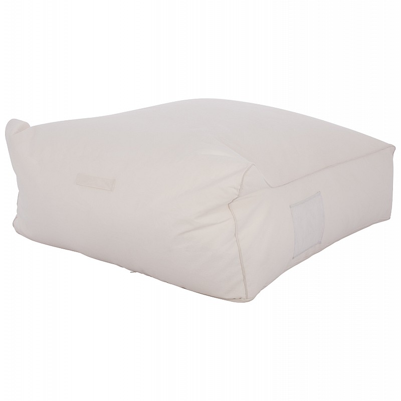 ΠΟΥΦ YAMIN 2ΑΤΟΜΩΝ ΜΕ TEXTILENE 600gr/m2 2X1 ΛΕΥΚΟ HM5773.11 140x140x40-60Υεκ.