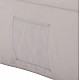 ΠΟΥΦ YAMIN 2ΑΤΟΜΩΝ ΜΕ TEXTILENE 600gr/m2 2X1 ΛΕΥΚΟ HM5773.11 140x140x40-60Υεκ.