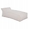 ΠΟΥΦ ΞΑΠΛΩΣΤΡΑ WADELIN HM5774.11 ΜΕ TEXTILINE ΛΕΥΚΟ 190x80x40-60Υ εκ.