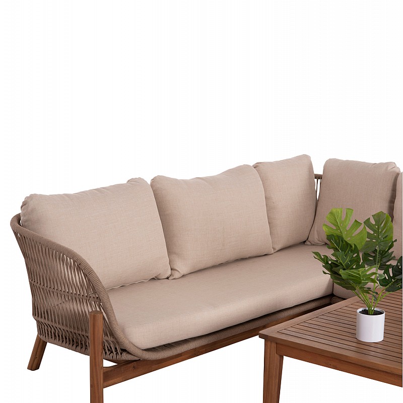 ΣΕΤ ΣΑΛΟΝΙ ΓΩΝΙΑ ΕΞ. ΧΩΡΟΥ 3ΤΜΧ SANJI HM6223 ΞΥΛΟ ΑΚΑΚΙΑΣ-ΑΛΟΥΜΙΝΙΟ-ΣΧΟΙΝΙ