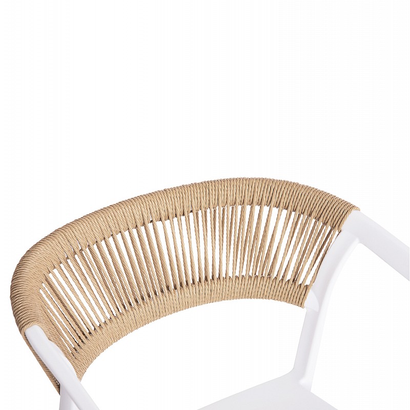 ΠΟΛΥΘΡΟΝΑ ΠΟΛΥΠΡΟΠΥΛΕΝΙΟΥ BOGI HM6240.01 ΛΕΥΚΗ ΜΕ ΜΠΕΖ ΣΧΟΙΝΙ 55x53.5x74Υεκ.