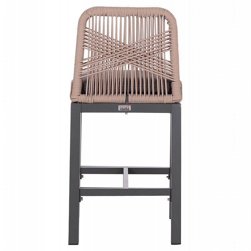 ΣΚΑΜΠΟ ΜΠΑΡ ΜΕΣ.ΥΨΟΥΣ HOWARD HM5791.21 ΑΝΘΡΑΚΙ ΑΛΟΥΜΙΝΙΟ--ΜΠΕΖ ΣΧΟΙΝΙ 47,5x55x94,5Υεκ