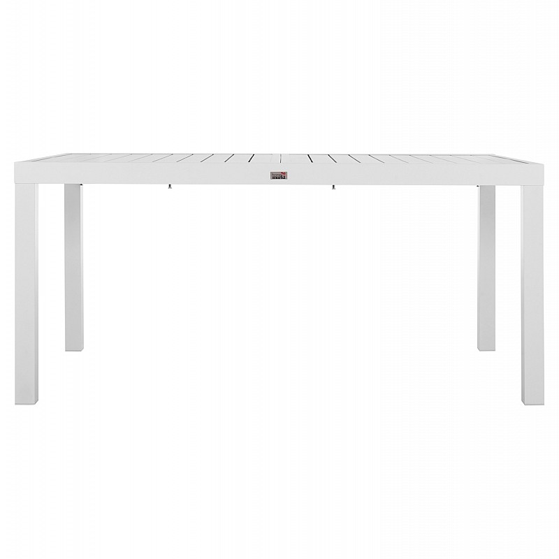 ΤΡΑΠΕΖΙ ΕΠΕΚΤΕΙΝΟΜΕΝΟ KRUM HM6277.01 ΑΛΟΥΜΙΝΙΟ ΛΕΥΚΟ 160-240x90x73Υεκ.