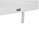 ΤΡΑΠΕΖΙ ΕΠΕΚΤΕΙΝΟΜΕΝΟ KRUM HM6277.01 ΑΛΟΥΜΙΝΙΟ ΛΕΥΚΟ 160-240x90x73Υεκ.