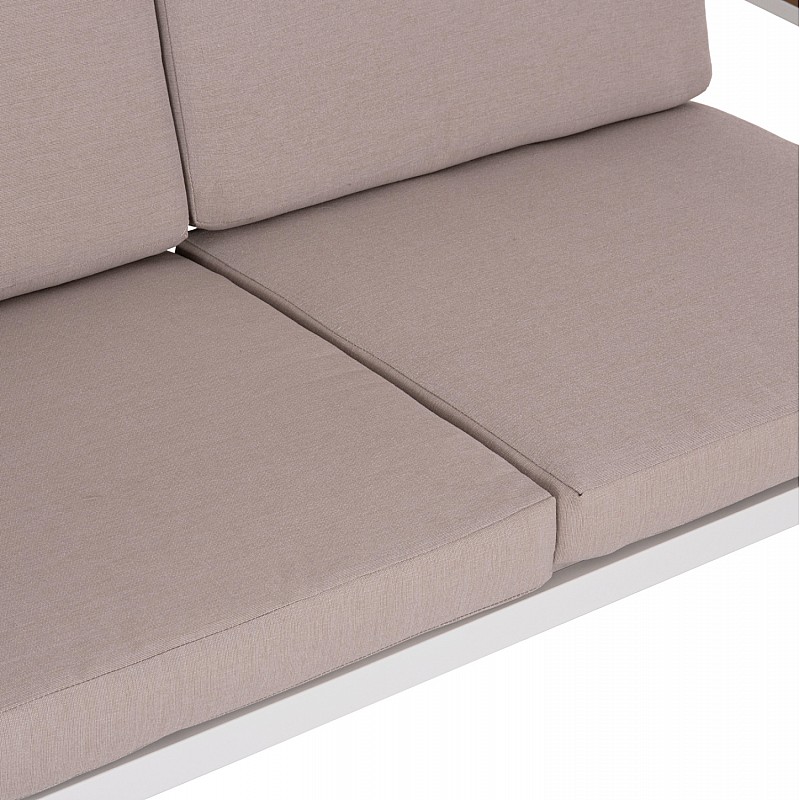 ΣΕΤ ΣΑΛΟΝΙ ΕΞ.ΧΩΡΟΥ 4ΤΜΧ SAFIN HM6278.01 ΑΛΟΥΜΙΝΙΟ ΛΕΥΚΟ--POLYWOOD--ΜΠΕΖ OLEFIN