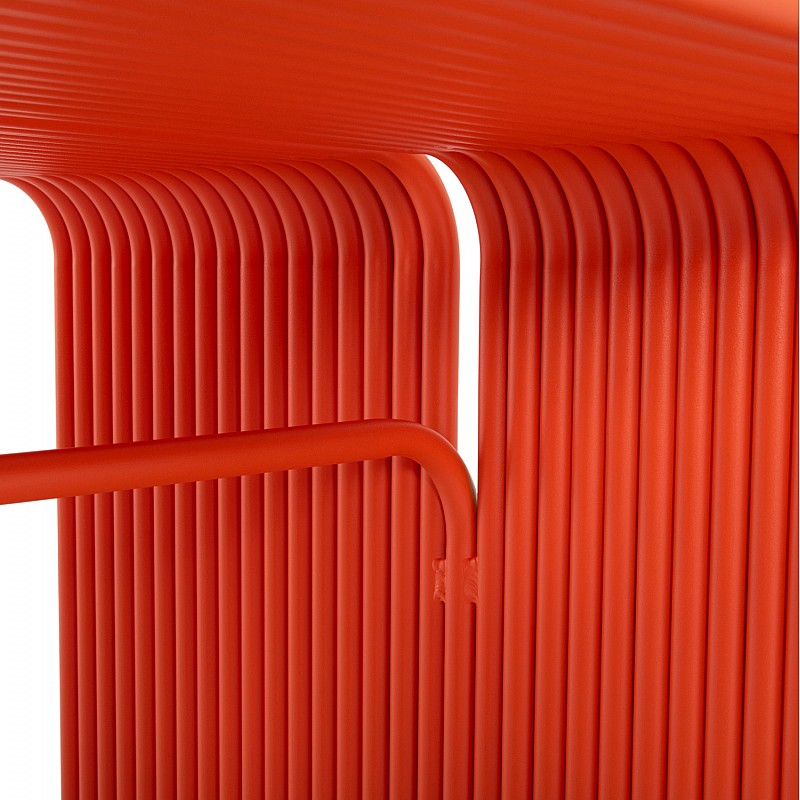 ΤΡΑΠΕΖΙ ΤΡΑΠΕΖΑΡΙΑΣ ΣΕΙΡΑ INTREPID HM6330.09 ΑΛΟΥΜΙΝΙΟ ΠΟΡΤΟΚΑΛΙ 121x70x70Υεκ.