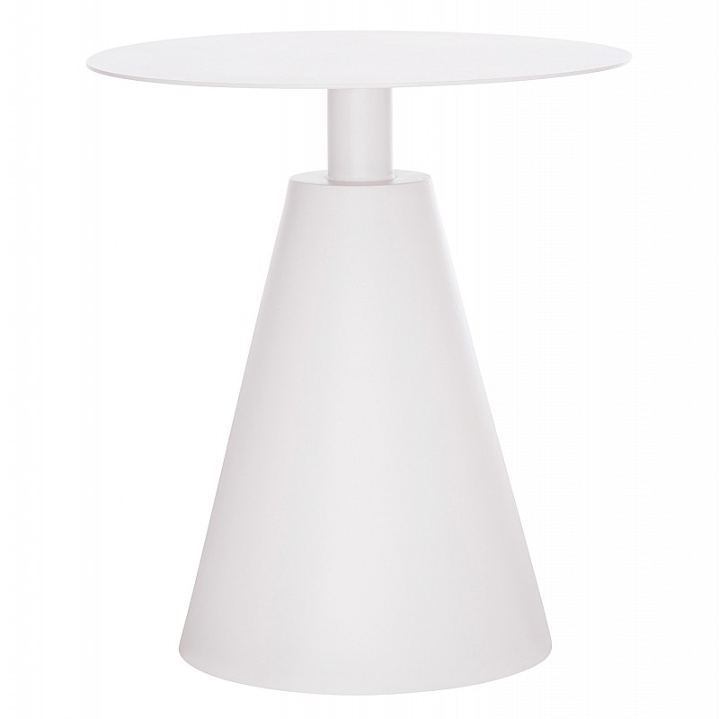 ΤΡΑΠΕΖΑΚΙ ΒΟΗΘ. ΣΤΡΟΓΓΥΛΟ ΕΞ.ΧΩΡΟΥ SERA HM6270.02 ΛΕΥΚΟ ΑΛΟΥΜΙΝΙΟ Φ50x56Υεκ.