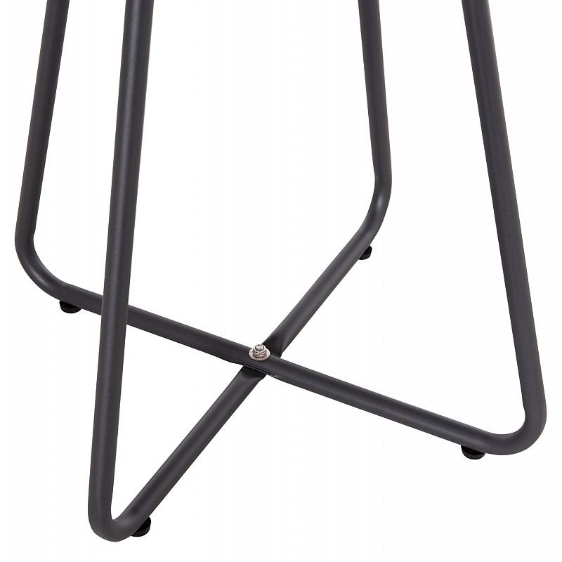 ΒΟΗΘΗΤΙΚΟ ΤΡΑΠΕΖΑΚΙ ΜΕΤΑΛΛΙΚΟ ΣΤΡΟΓΓΥΛΟ SAMMON HM6271.01 ΓΚΡΙ Φ45x50Υεκ