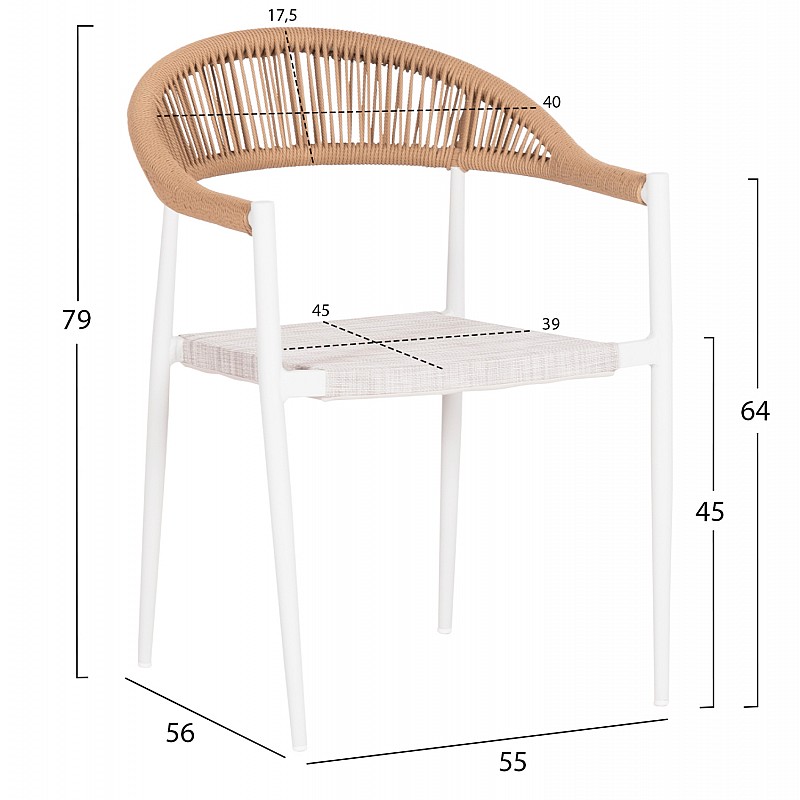 ΠΟΛΥΘΡΟΝΑ BERG HM6284.01 ΑΛΟΥΜΙΝΙΟ & TEXTILENE ΛΕΥΚΟ--P.E.TWISTED RATTAN 55x56x79Υεκ ΠΟΛΥΘΡΟΝΑ BERG HM6284.01 ΑΛΟΥΜΙΝΙΟ & TEXTILENE ΛΕΥΚΟ--P.E.TWISTED RATTAN 55x56x79Υεκ