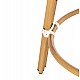 ΣΚΑΜΠΟ ΑΛΟΥΜΙΝΙΟΥ ΜΕΣ.ΥΨΟΥΣ CHINO HM6286.05 BAMBOO LOOK & TEXTILENE ΜΠΛΕ 43x43x65Υεκ